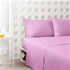 Bassetti Lenzuola Pop Color, Ortensia, Made in Italy, 180 x 280, 100% cotone