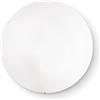 IDEAL LUX Lampada da soffitto SIMPLY PL2, Plafone, Luminaria a soffitto, Luce per soffitto, 30x30h12 cm, Bianco