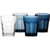 Bo-Camp Set di 4 bicchieri da campeggio Mix&Match, da viaggio, per acqua, vino, 200 ml, blu