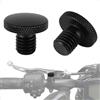 Evermotor tappi specchietti M8XP1.25 moto filettatura 1 destri e 1 sinistri M8 Coppia di tappi di chiusura per specchietti retrovisori per moto in alluminio CNC (2 pezzi) orario+antiorario