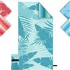 YPQPKLJ Telo Mare Microfibra 90 × 180 cm, Asciugamano Mare con Tasca, Asciugamano Microfibra, Telo mare grande Usato per spiaggia, viaggi, piscina coperta e sauna, Teli mare microfibra spiaggia (Blu)