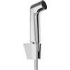 hansgrohe Doccetta bidette S con 1 tipo di getto a risparmio idrico (EcoSmart), incl. supporto doccia e flessibile doccia 1,25 m, senza valvola d'arresto, per acqua calda, cromo, 29238000