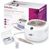 Beurer MP 200 Studio Nails Pro Station per Manicure/Pedicure 3 in 1, Fresa Elettrica per Unghie Adatta per Unghie in Gel e Acrilico con Lampada UV/LED e vano per raccogliere i residui, 9 accessori
