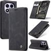 Azororo Cover per Xiaomi Redmi Note 14 Pro 4G, Premium PU Pelle Custodia, Magnetica Carta Fessura Portafoglio Case, Flip Cavalletto Custodia per Redmi Note 14 Pro 4G - Nero