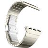 MaKTech Cinturino Acciaio Inox Apple Watch 11/10, Ultra 3, SE, Chiusura a Farfalla | MaKTech, Chiusura 316L, Superficie Spazzolata, Bracciale a Maglie, per Apple Watch 11/10/9/8/7/6/5/4, Ultra 3/2/1, SE 3/2