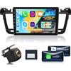 ETLFUCyber Android Autoradio per Peugeot 508 2011-2018 con Senza Fili Carplay e Android Auto, Autoradio Touch Screen HD da 9 pollici con GPS/WiFi/Bluetooth/EQ/FM RDS