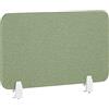 Beliani Pannello Divisorio Fonoassorbente per scrivania in PET verde 72 x 40 cm