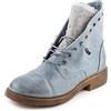 Toocool Stivali Donna Stivaletti Strass Anfibi Biker Invernali Scarpe G621 [39,Blu]