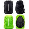 VINEST 2 pezzi parapioggia zaino 25-55L impermeabile zaino parapioggia con strisce riflettenti, parapioggia zaino per la scuola, Protection Imperméable Sac a DOS 55 litri per escursioni in bicicletta
