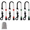 Helweet Contatore di Colpi di Golf, Contatore di Perline da Golf, Contatore del Punteggio di Golf, Custode del Punteggio di Golf, Contatori per Perline da Golf con Clip, Per Golf Sportivo All'aperto
