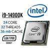 Intel Core i9-14900K Tray 3.20GHz 36MB Cache Socket 1700 - CPU Gaming/Workstatio