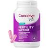 Conceive Plus Supplementi di Fertilità per le Donne, Favoriscono l'Equilibrio Ormonale, Calcio, Vitamina D, Acido Folico, Mio-Inositolo - Vitamine Prenatali per le Donne - 30 Giorni, 60 Capsule