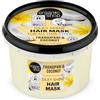 Organic Shop Tutti i tipi di capelli Silky Shine Mask Frangipane e cocco, 250 ml