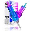 CNC 30 cartucce per tatuaggi usa e getta miste #12 Standard Round Liner #10 Bugpin curvo Magnum Shader 3RL 5RL 7RL 9RL 7RM 15RM aghi per tatuaggi EN04B-30KIT-C