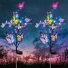 Beedove Luci da Esterno Giardino Solari, 2 Pezzi Farfalla Luci Giardino, IP65 Impermeabile, Decorativa Solare per Esterni, Giardino Decorazione per Esterno Prato Cortile Strade Vialetto Paesaggio