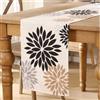 AwzyGous Runner Da Tavola Moderno Con Fiori, Dalie Marroni E Nere, Runner Da Tavolo Autunnale Da Cucina, Decorazione Tovaglia per Matrimoni, Sala da Pranzo, Interni, Vacanze, Bar, Giardino, Festa 40x140 cm