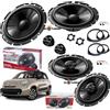 Pioneer - no hertz Kit 6 Casse Altoparlanti Pioneer 165 Anteriori e Posteriori per Fiat 500L 300W