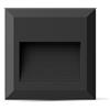 V-TAC SEGNAPASSO LED NERO 2W BIANCO NATURALE QUAD. IP65 VT-1152-LED1322