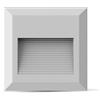 V-TAC SEGNAPASSO LED BIANCO 2W BIANCO NATURALE QUAD. IP65 VT-1152-LED1320