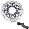 TARAZON 320 mm Disco freno anteriore Staffa per Honda CR 125 250 R E 04-08 CRF 250 450 R X