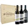 Villa Lanata Lo Zoccolaio Villa Lanata Cassetta Legno Chardonnay + Piemonte Rosso + Barbera D'Alba 3 X 750ml (Confezione da 6)