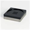 Colombo Design Miniq porta sapone da appoggio cromato resina nero codice prod: B50400CR-RNE