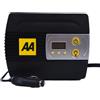 AA Gonfiatore digitale AA 12V AA5502 - Per auto Altri veicoli Gonfiabili Biciclette - Mostra PSI BAR KPA 0-120 PSI - Include adattatori, nero