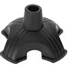 Yosoo Health Gear Puntali per Bastone Passeggio 19 Mm, Estremità del Bastone Passeggio in Gomma con Base Larga Punte del Bastone Passeggio, Pad Antiscivolo di Ricambio per Stampella Base di Supporto Autoportan