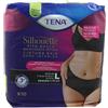 Tena - Tena Silhouette Noir Mutandine Assorbenti Vita Bassa Nere L 10 Pezzi - 986860625
