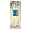 On1shelf - Confezione da 100 fascette stringicavo in acciaio inox, 4,6 mm x 360 mm, colore: Blu marino