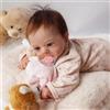 OHIJGN Bambole Reborn Femmina Neonato Tutta In Silicone Lavabile Neonato Reborn Baby Bambini che sembrano la vita reale ragazze occhi aperti 20 pollici