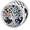 Eusense Albero della Vita Ciondoli per Braccialetti Perlina in Argento 925 Perlina in Argento 925 Regalo per Donne Signore Ragazze