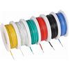 TUOFENG 30 AWG Wire Solid Core Hookup Wire-6 diversi colori Jumper Wire 100 piedi o 30 m ciascuno, 30 Calibro filo di rame stagnato PVC (OD: 0.60mm) Allacciare Kit di fili, rosso, nero, verde, giallo,