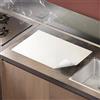 Toski Tapete Silicona para Cocina, 60x40 cm Grande Mantel Silicona, Blanco | Impermeable y Antideslizante Mantel Individual, Alfombrilla Cafetera, Protector Encimera Cocina