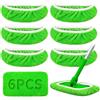 TXXATX 6 Pezzi Panni Lavapavimenti Riutilizzabili Compatibile per Swiffer Sweeper Mop 25.4 x 11.5cm Umido Secco Panno Microfibra Pavimenti Panni Umidi Lavapavimenti Ricambio Uso per Pavimenti Pareti