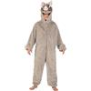 Chaks - Costume da cinghiale, outfit ufficiale di Asterix e Obelix, bambini, tuta con cappuccio per carnevale e Comic Con