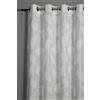 Gardinia Sehlbach Tenda pronta per l'uso con occhielli, Motivo a foglie di gingko, Grigio, 140 x 48 cm, Trama in jacquard, Traslucida, Opacha, Certificato Oeko-Tex, Presenza elegante