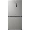 LG GMM41MSBEM Frigorifero 4 porte Slim, Classe E, 474L, Total No Frost con Multi Air Flow, Cassetto Zero Gradi Convertibile Fresh Switch, Ripiani in vetro temperato, Illuminazione LED, Silver