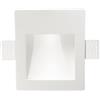 Liberoshopping Lampada faretto da incasso LED FUNKY in gesso verniciato Bianco