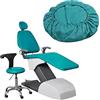 HAODING 4 Pezzi/Set Dentale Coprisedile Sedia Dentale Copre Pelle Sintetica Coprisedile Elastico Impermeabile Protettore Dentista Contenere Poggiatesta Schienale Cuscino Copertura Della Sedia(Color:Viola)