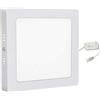 YASTA Plafoniera Led Soffitto 18w Quadrata Luce Fredda Pannello Luminoso 20x20 Applique Da Parete Interno Faretto Led 6000k
