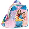 NINNA e MATTI Zainetto Rainbow con Pon Pon - 18x8x23 cm