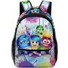 IFHSIGoe Inside Out 2 Zaino unisex per libri, zaino sportivo resistente, motivo carino per zaino da viaggio Presc-hool