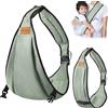 Shengruili Fascia Porta Bebe,Fascia per Marsupio Regolabile,Fascia per Neonati Traspirante, per 3-36 Mesi, Fino a 20kg