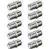 Premium X PremiumX, set di 10 connettori F da 4 mm, per antenna, cavo coassiale, satellitare 10x F-Verbinder