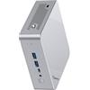 MINISFORUM MINIS FORUM Mini PC UN150P, processore N150 4C/4T fino a 3,6 GHz, 16 GB di memoria DDR4 a canale singolo 3200 MHz/PCIe SSD da 256 GB, scheda grafica UHD, HDMI × 2/USB-C/RJ45 2,5 GHz, slot SD/HDD SATA