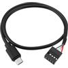 ECSiNG 1 Cavo USB A 9 Pin Di Ricambio Compatibile Con NZXT Il Radiatore Di Raffreddamento A Liquido Della CPU Kraken X73 X53 X63 Connettore Dritto