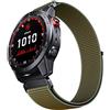 ANBEST Cinturino per Garmin Fenix 7 Pro/Fenix 6 Pro/EPIX, Cinturino in Nylon da 22 mm con Passante per Fenix 5/EPIX Pro 47 mm/Forerunner 955/945/935/965/745