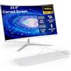 DREAMFYRE All-in-One Desktop PC 23.8 Inch Curved Display Celeron N100 (Up to 3.4GHz) 8GB RAM 512GB SSD Dual Band WiFi Bluetooth 4.0 USB 2.0*2, USB3.0*4, LAN*1 HDMI*1 Audio*1 VGA*1 Complete with Keyboard & Mouse