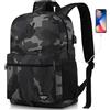 YAMTION Zaino Porta PC per Uomo e Donna,Zaino Scuola Superiore Zaino Scuola Media per Ragazza e Ragazzo Zaino Porta Computer Zaino Notebook per Viaggi